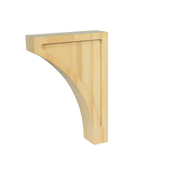 9’ Corbel Solid Pine Bracket (C620-Unf) Unfinished / Box Of 30 Corbels & Brackets