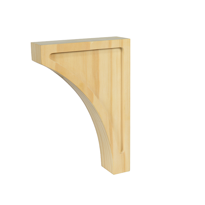 9’ Corbel Solid Pine Bracket (C620-Unf) Unfinished / Box Of 30 Corbels & Brackets