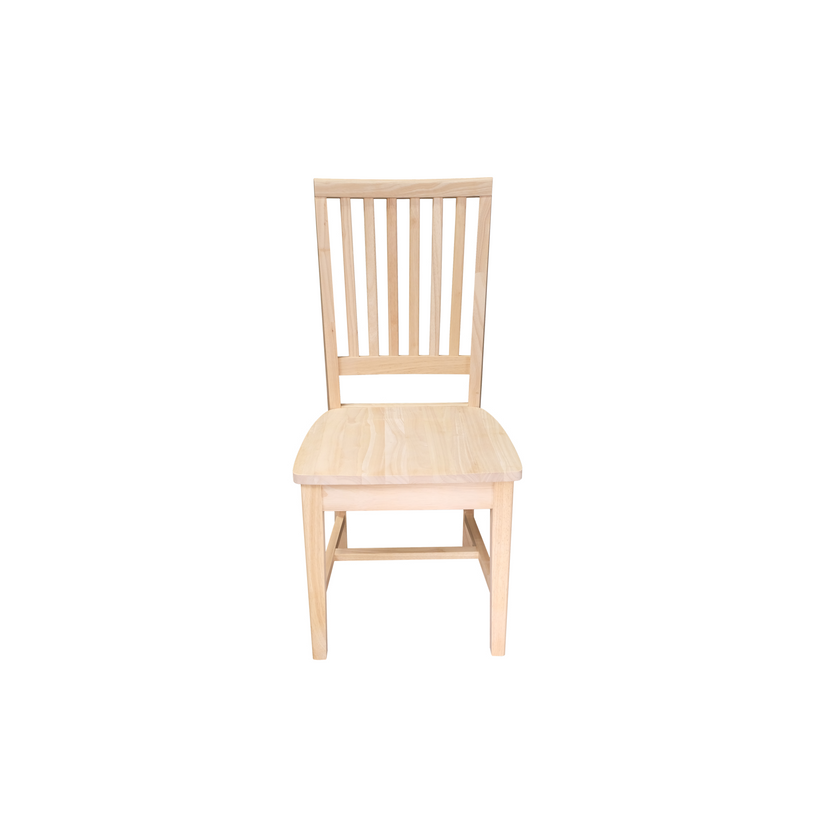 Waylons 39’ Mission Chair - Unfinished (Ch3901[A]-Rw-Unf) No / Set Of 2