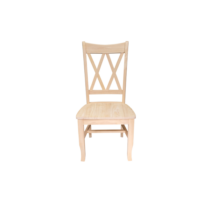 Barner Dining Chair – Unfinished (Ch4101[A]-Rw-Unf) No / Set Of 2