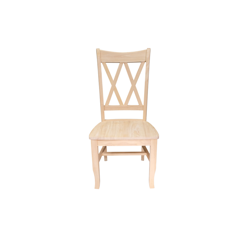 Barner Dining Chair – Unfinished (Ch4101[A]-Rw-Unf) No / Set Of 2