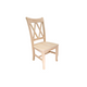 Barner Dining Chair – Unfinished (Ch4101[A]-Rw-Unf)