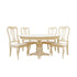 Bingltd - 30’ Tall Taylor Round Dining Table Set For Kitchen Room With 4 Built Chairs 48 Inch /