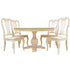 Bingltd - 30’ Tall Miller Round Dining Table Set For Kitchen Room With 6 Built Chairs 60 Inch /