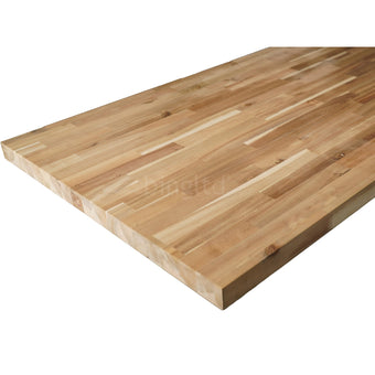 bingltd- Unfinished Acacia Solid Wood Butcher Block Countertop With Square Edge