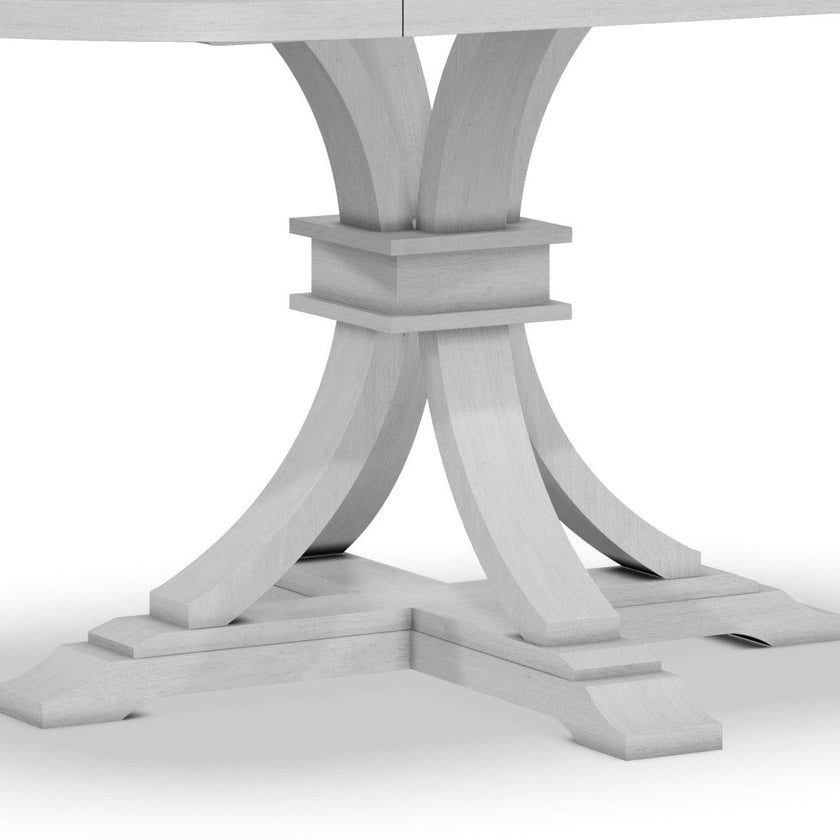 Bingltd - Gabriel Round Pedestal Table Base Only No Table Top (Pd-12B[Height]-Rw) Chalk / 30 Inch