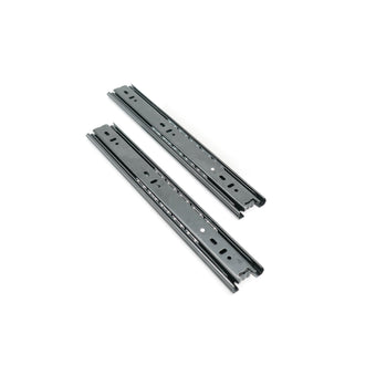 bingltd-  Ball Bearing Hardware 3-Section Full Extension Side Mount Black Drawer Slides, 150 LB Capacity Drawer Slide