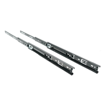 bingltd-  Ball Bearing Hardware 3-Section Full Extension Side Mount Black Drawer Slides, 150 LB Capacity Drawer Slide