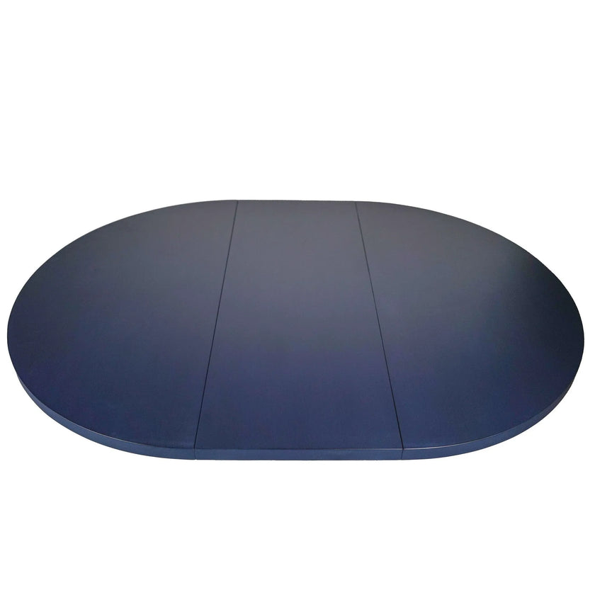 Bingltd - 48’ X To 66’ Extension Round Table Top Only No Base (Tt4866-Rw) 48 Inch / Denim Set