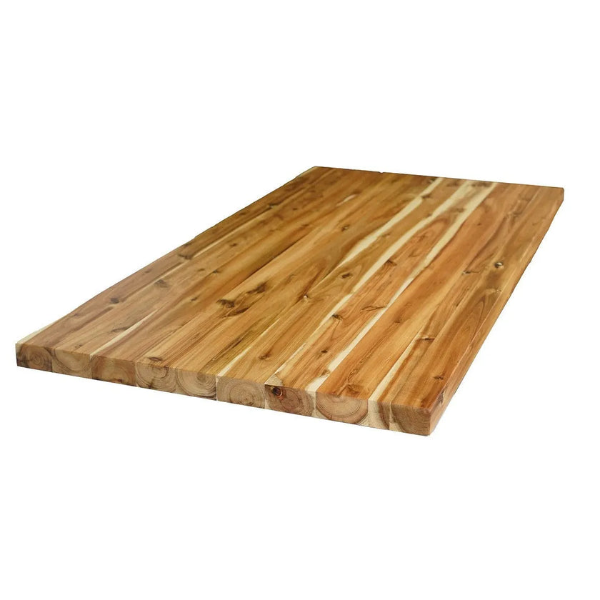 Bingltd Acacia Thick Edge Grain Butcher Block Counter Top