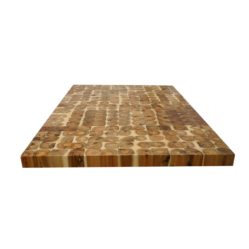 42 Inch Long 30 Wide 1.5 Thick End Grain Acacia Butcher Block Counter Top Countertops