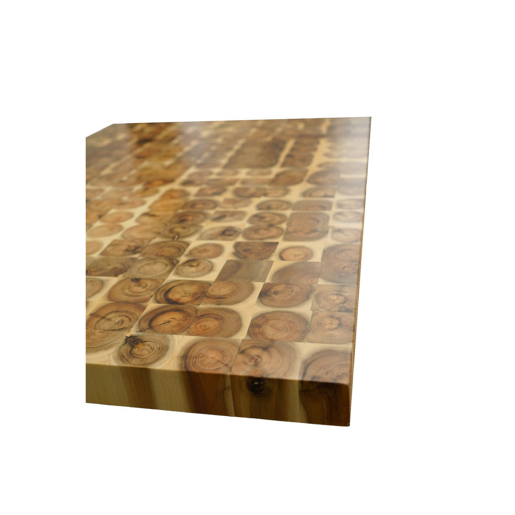 42 Inch Long 30 Wide 1.5 Thick End Grain Acacia Butcher Block Counter Top Countertops