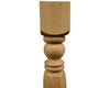 Bingltd - 18’’ Tall Unfinished Hardwood Round Table Leg Post (Tl226-Unf) Legs