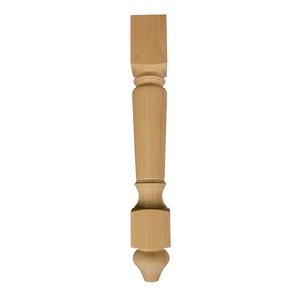 Bingltd - 36’ Tall Unfinished Square Hardwood Post (K501-Rw-Unf) Kitchen Posts