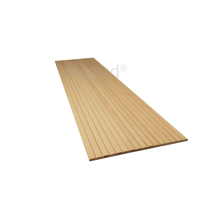 Bingltd - 48’’ Long X 12’’ Wide With 3/4’’ Bevel Slat Tambour Thin Poplar Unfinished 1