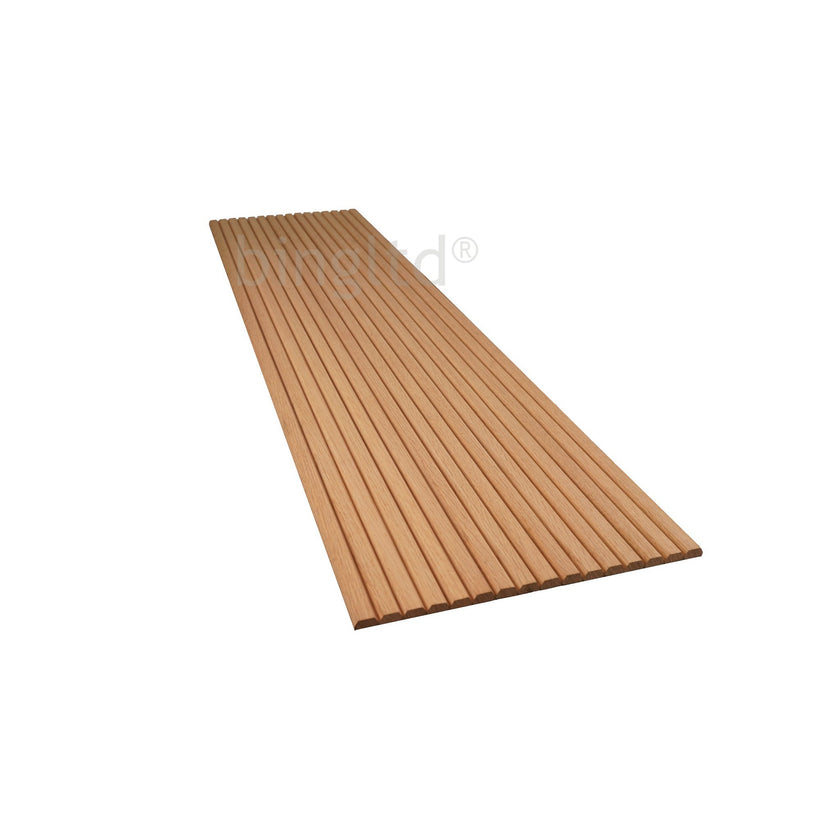 Bingltd - 48’’ Long X 12’’ Wide With 3/4’’ Bevel Slat Tambour Unfinished 1 Pc