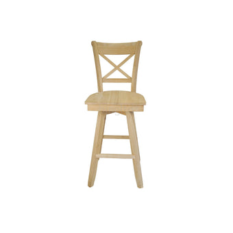 BingLTD -  Avian Bar Swivel Stool Unfinished at 24