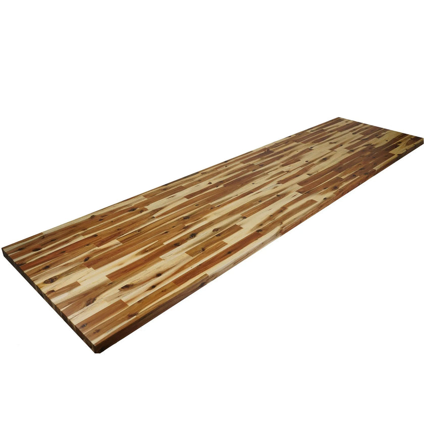 Bingltd Acacia Thick Edge Grain Butcher Block Counter Top