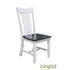 Bingltd - Kingston 40’ Dining Chair Set Of 2 Sky Grey & White / Chairs