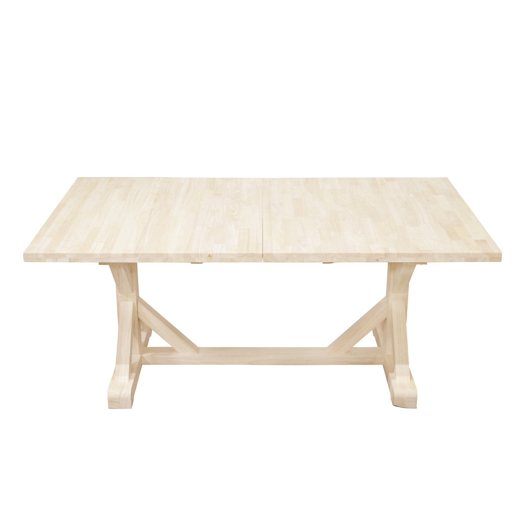 Bingltd - 72’ Long 30’ Tall Evelyn Dining Table (Tt-Pd-42721-Fly-Rw-Unf) Kitchen & Room Tables