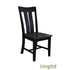 Bingltd - Kingston 40’ Dining Chair Set Of 2 Black / Chairs