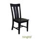 Bingltd - Kingston 40’ Dining Chair Set Of 2 Black / Chairs