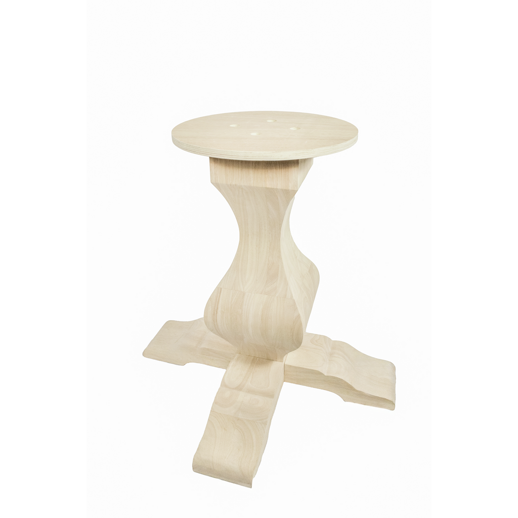 29 1/8’ Tall Miller Square Pedestal Table Base (Pd-Sq2901-Rw-Unf)