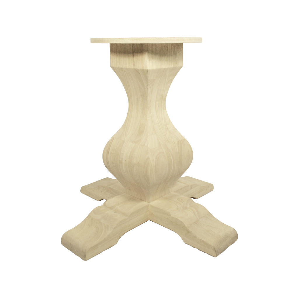 29 1/8’ Tall Miller Square Pedestal Table Base (Pd-Sq2901-Rw-Unf)