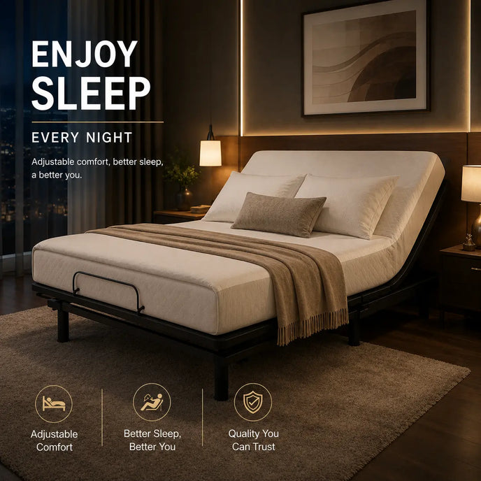 Dormi Adjustable Bed with wireless remote, Head & Foot 2