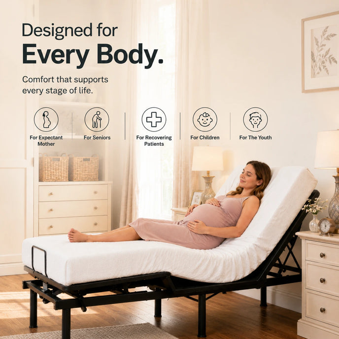 Dormi Adjustable Bed with wireless remote, Head & Foot 4