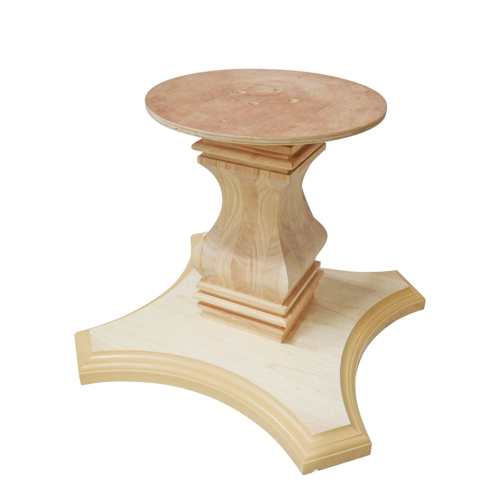 Bingltd - 30’ Tall William Round Pedestal Table Base (Pd-William30-Rw-Unf)