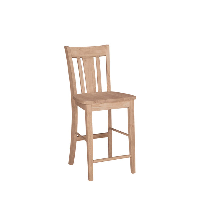 Canal Dining Counter & Bar Stool – Unfinished 24’ (Counter Height) / Set Of 1 No Table Stools