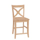 24’ Seating Height Allen Counter Stool (Stl2405[Ab]-Rw-Unf) No / Set Of 1 Table & Bar Stools