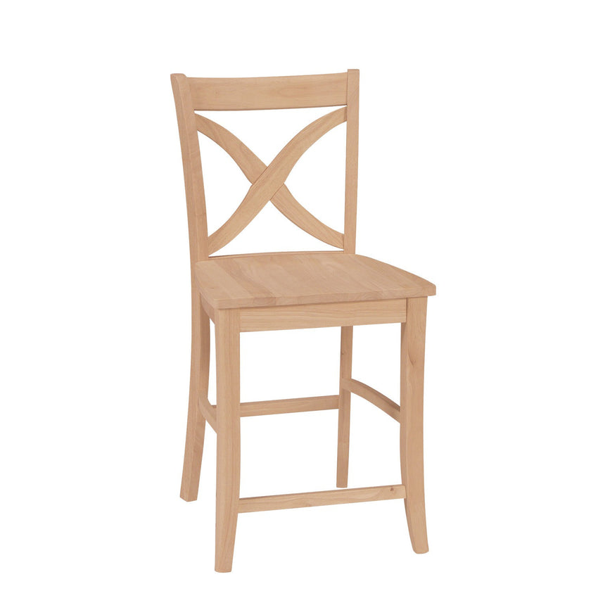 24’ Seating Height Allen Counter Stool (Stl2405[Ab]-Rw-Unf) No / Set Of 1 Table & Bar Stools