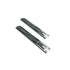 bingltd- Push to Open Drawer Slide, 3 Section Full Extension, Heavy Duty 150 LB Load Capacity, Especially for Handleless Cabinet & Drawer, Ball Bearing, Side Mount, Black