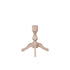 Bingltd - 29’ Tall Wilmington Pedestal Table Base (B-R2901-Rw-Unf) Box Of 1