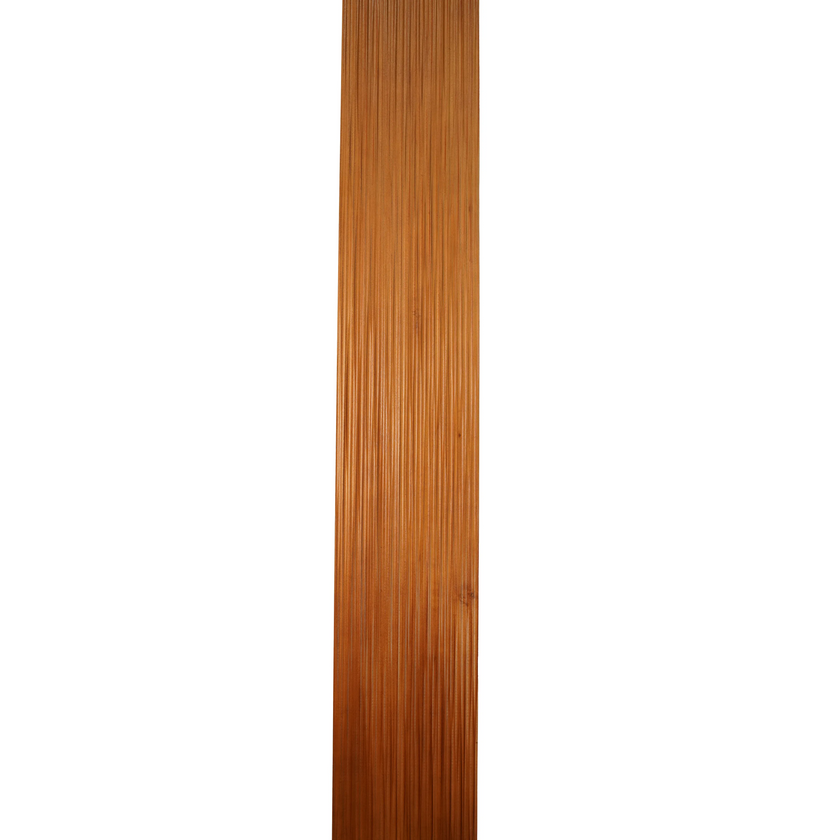 Bingltd - 96’ Long X 8’ Wide Ripples Wall Panel Carbonized Poplar Finished 1 Pc (Wp-005-Cp-Unf)