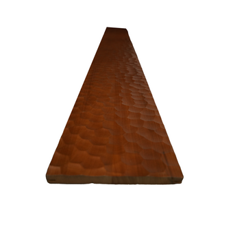 Bingltd - 96’ Long X 8’ Wide Sea Shell Wall Panel Carbonized Poplar Finished 1 Pc (Wp-006-Cp-Unf)