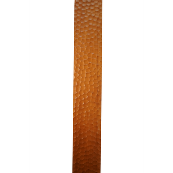 Bingltd - 96’ Long X 8’ Wide Sea Shell Wall Panel Carbonized Poplar Finished 1 Pc (Wp-006-Cp-Unf)