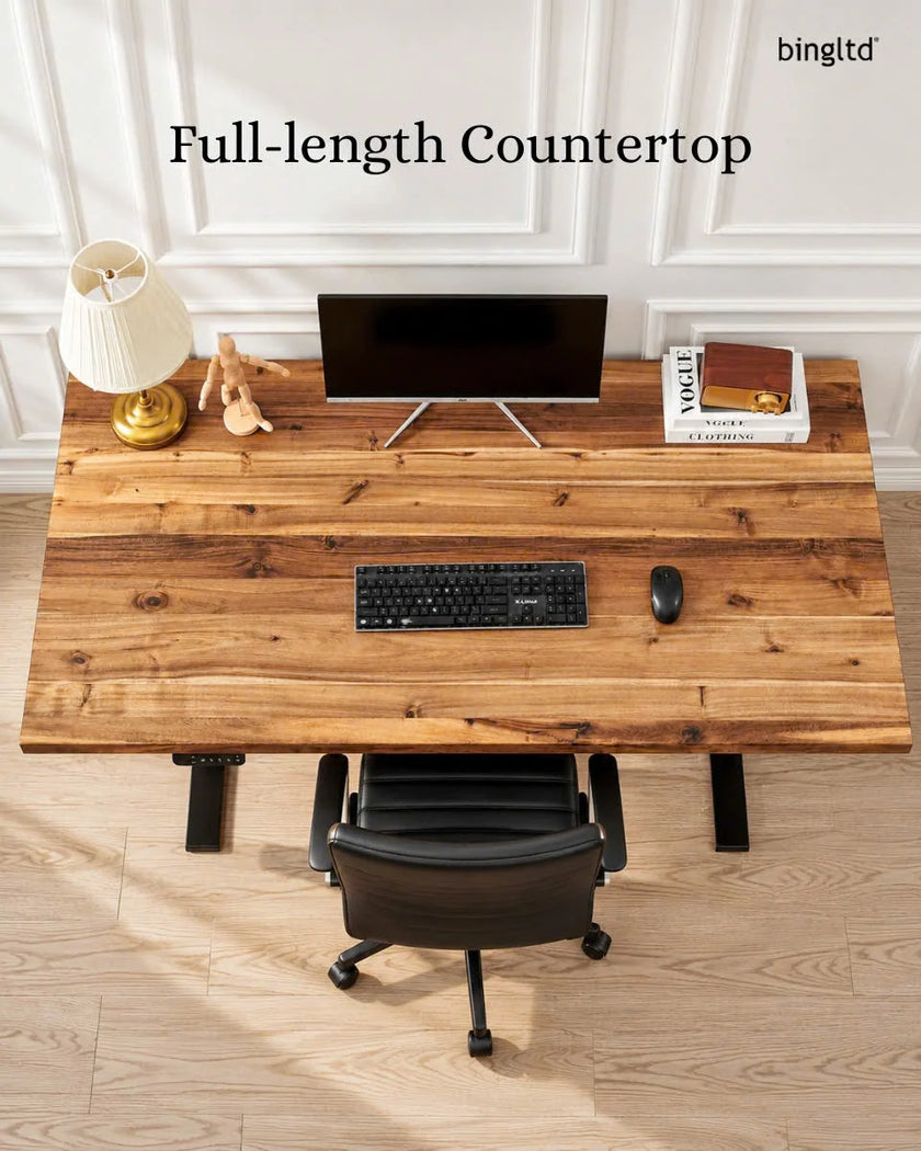 6 ft Full-Length Acacia Butcher Block Island Top (No Finger Joints)