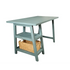 Cottage Desk With Woven Basket (Wh-Tb301)