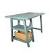 Cottage Desk With Woven Basket (Wh-Tb301)
