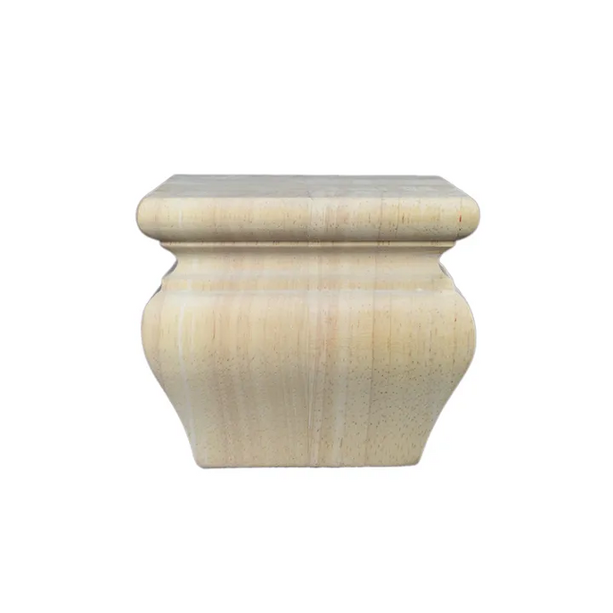 4’ Bun Feet Hardwood Sofa Legs (Bf962-C-Rw)