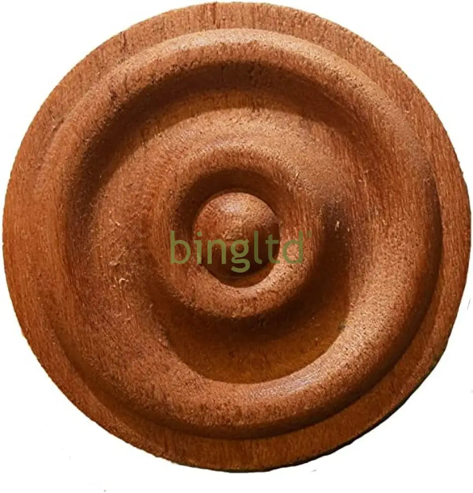 Bingltd - 1 1/4 Long Round Cherry Wood Carved Furniture Decoration Unfinished Set Of 10