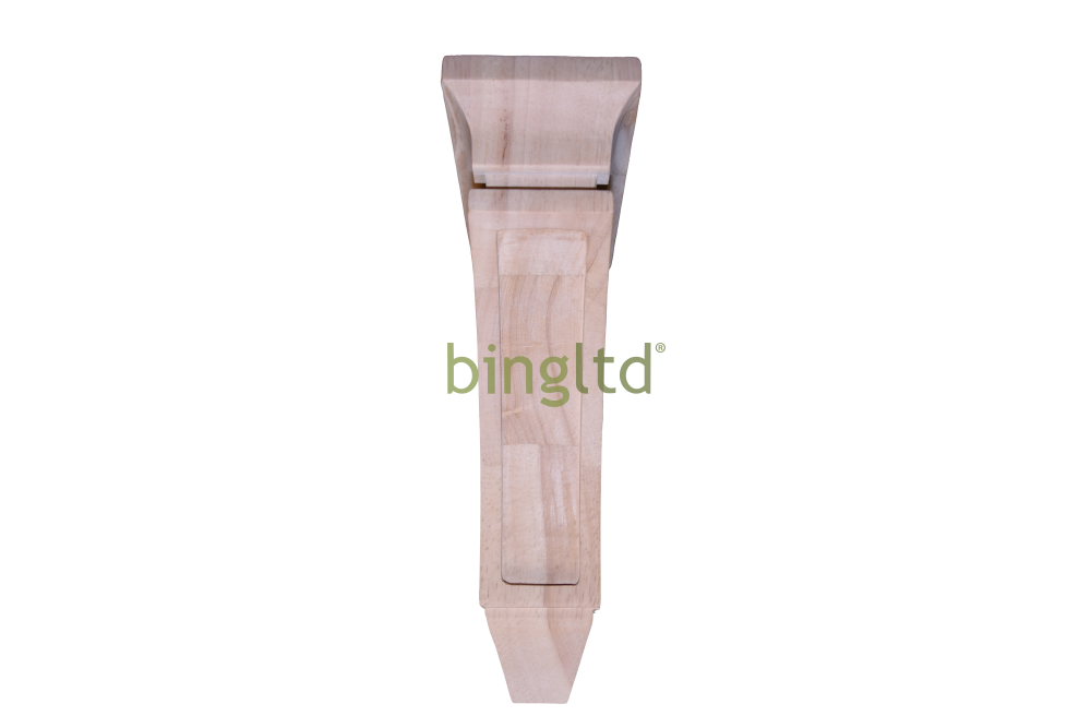 Bingltd - 10’ Corbel Rustic Solid Hardwood Bracket (C1073M-Rw-Unf) Corbels & Brackets
