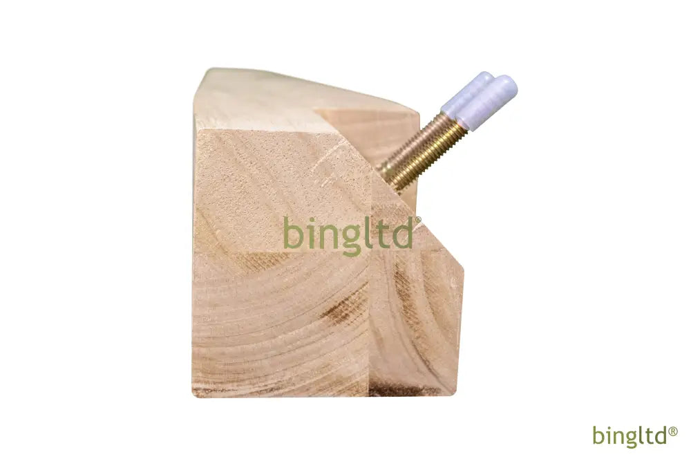 Bingltd - 29 5/6’ Tall Unfinished Square Tapered Rubberwood Dining Table Leg (Tl29351-Sq-Rw-Unf)