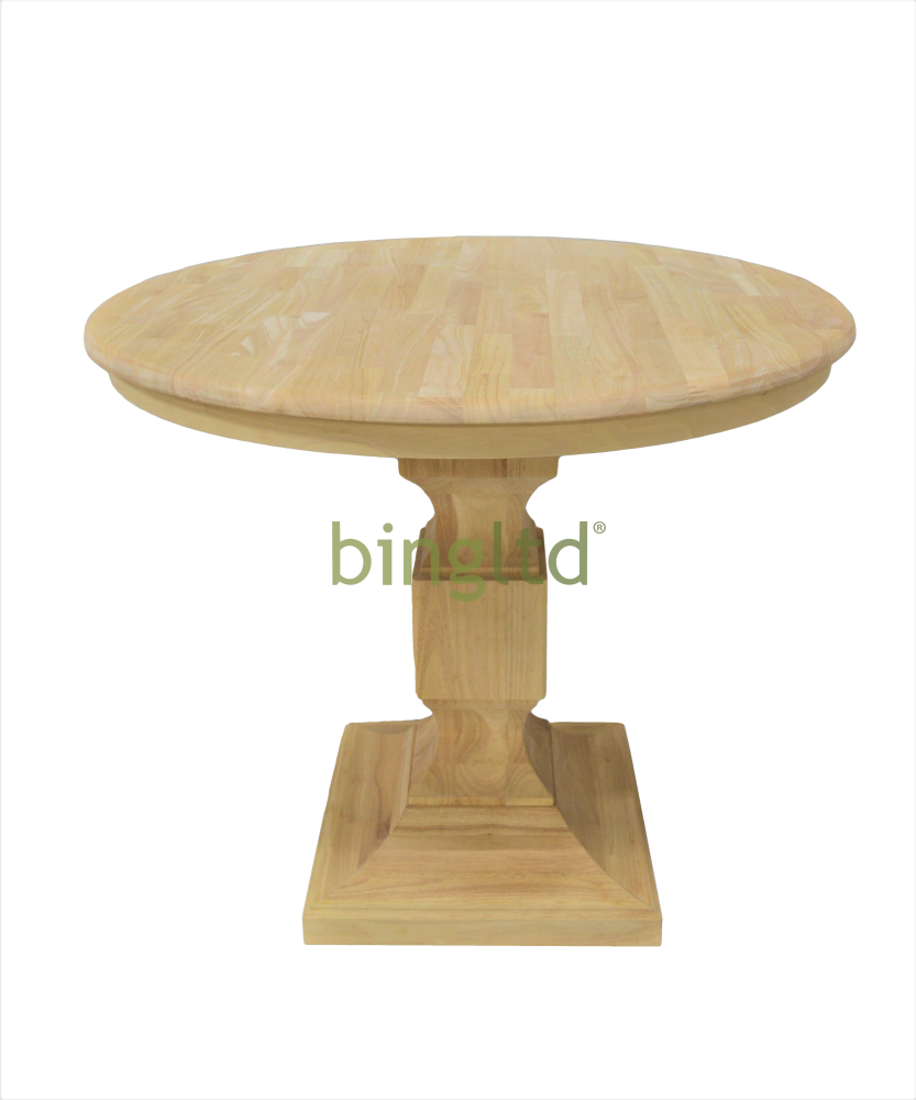 Bingltd - 29’ Chelsea Dining Table 30 Inch / Round Set Of 1 Kitchen & Room Tables
