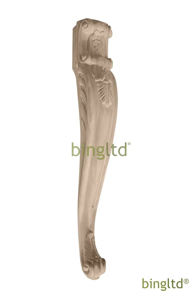 Bingltd - 30 1/4’ Tall Unfinished Rubberwood David Dining Table Leg 1 Pc (Tl-David Leg) Legs
