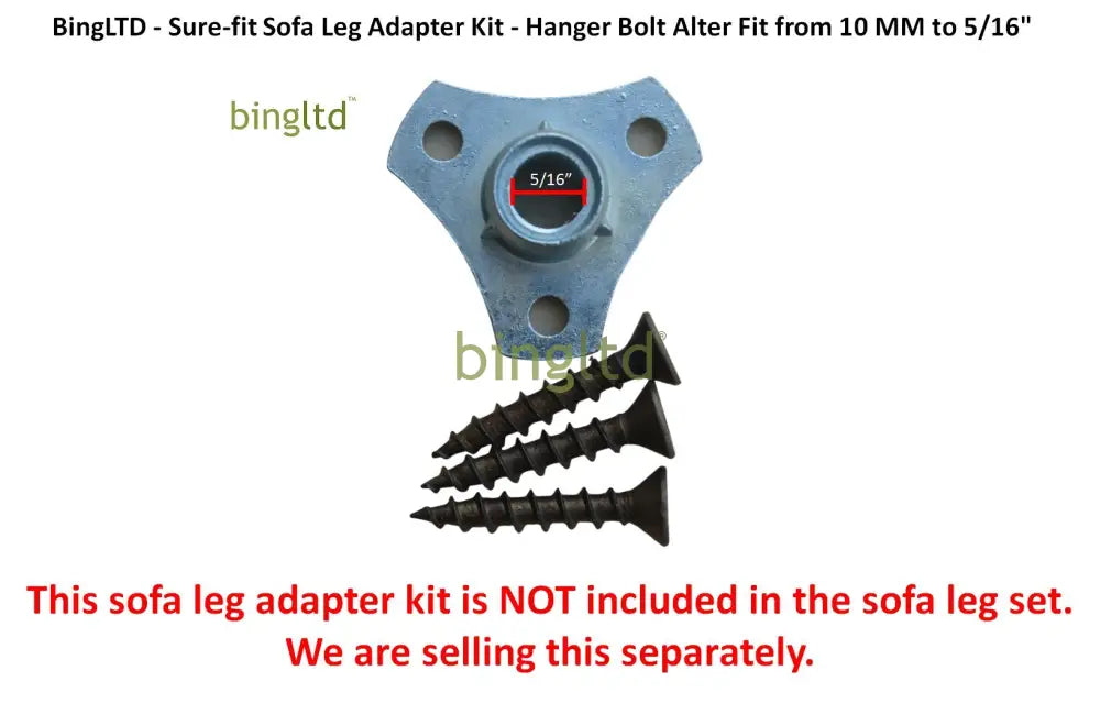 Bingltd - 4 5/8’ Tall Square Tapered Mahogany Sofa Legs Set Of (St2941-Rw-157)