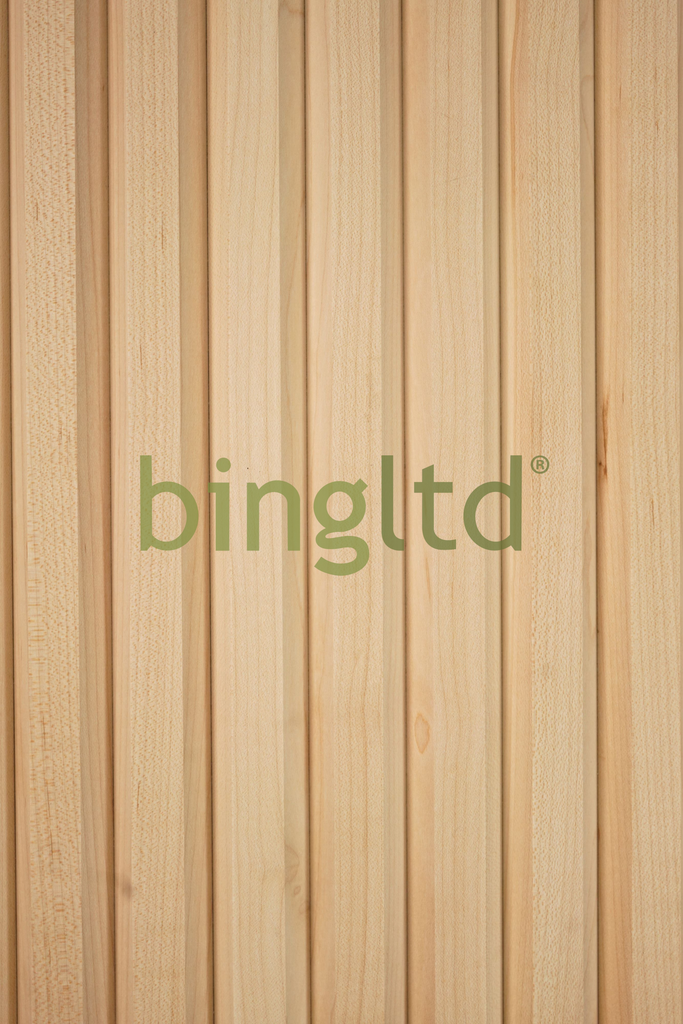 Bingltd - 48’ Long X 12’ Wide With 1’ Bevel Slat Tambourunfinished 1 Pc (Wp-8204-Unf) Wall Panel